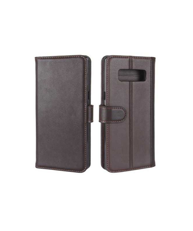 Housse Samsung Galaxy Note 8 Cuir Premium - Marron
