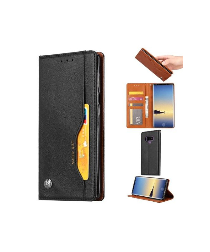 Samsung Galaxy Note 9 - Housse en simili cuir stand case
