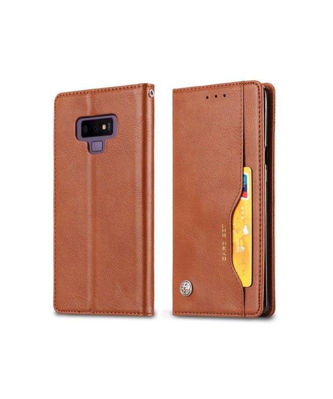 Samsung Galaxy Note 9 - Housse en simili cuir stand case
