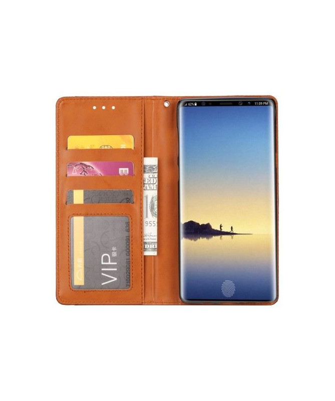 Samsung Galaxy Note 9 - Housse en simili cuir stand case