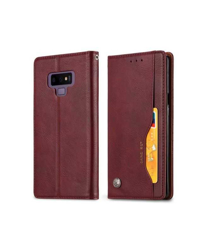 Samsung Galaxy Note 9 - Housse en simili cuir stand case