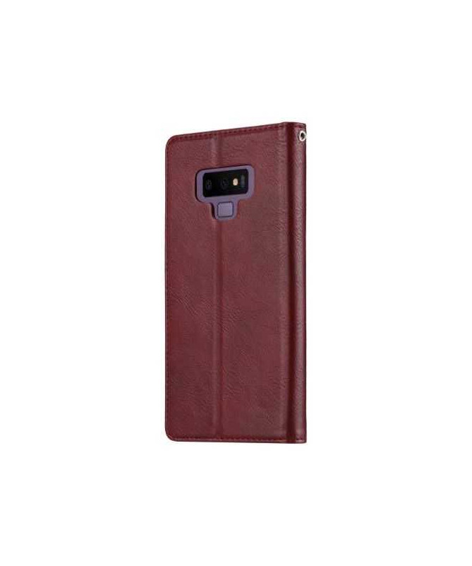 Samsung Galaxy Note 9 - Housse en simili cuir stand case