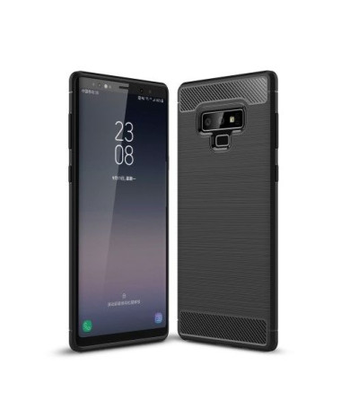 Samsung Galaxy Note 9 - Coque Carbone Brossée