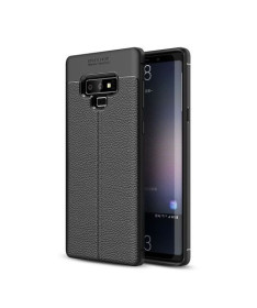 Samsung Galaxy Note 9 - Coque style cuir texture litchi