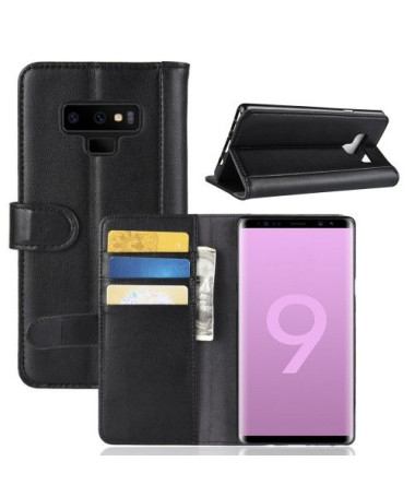 Housse Samsung Galaxy Note 9 Porte-Cartes en Cuir Premium