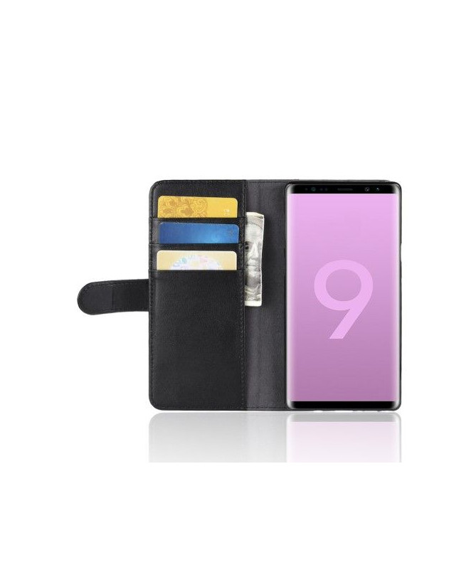 Housse Samsung Galaxy Note 9 Porte-Cartes en Cuir Premium