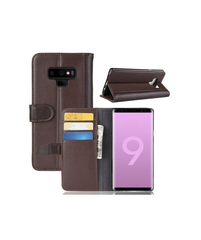 Housse Samsung Galaxy Note 9 Porte-Cartes en Cuir Premium