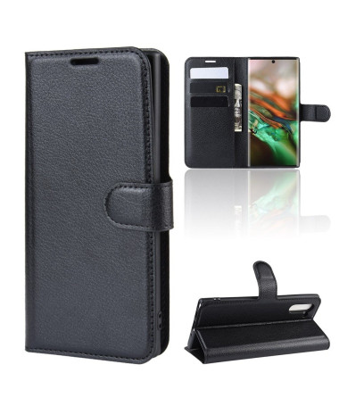 Samsung Galaxy Note 10 - Housse portefeuille style cuir