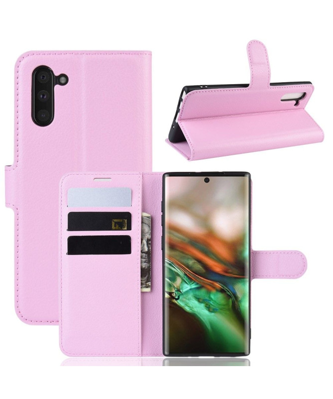Samsung Galaxy Note 10 - Housse portefeuille style cuir