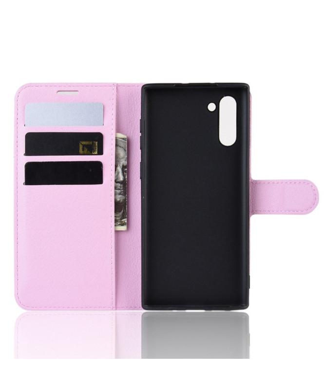 Samsung Galaxy Note 10 - Housse portefeuille style cuir