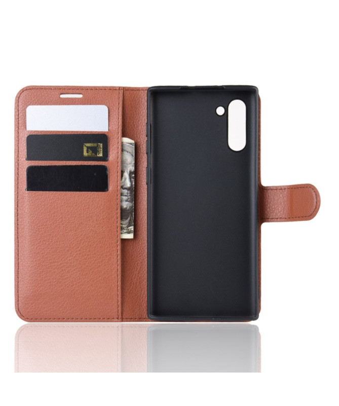 Samsung Galaxy Note 10 - Housse portefeuille style cuir