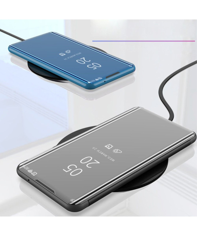 Samsung Galaxy Note 10 - Coque avec rabat effet miroir