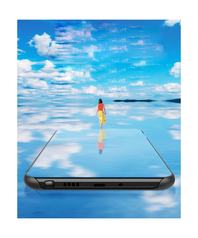 Samsung Galaxy Note 10 - Coque avec rabat effet miroir
