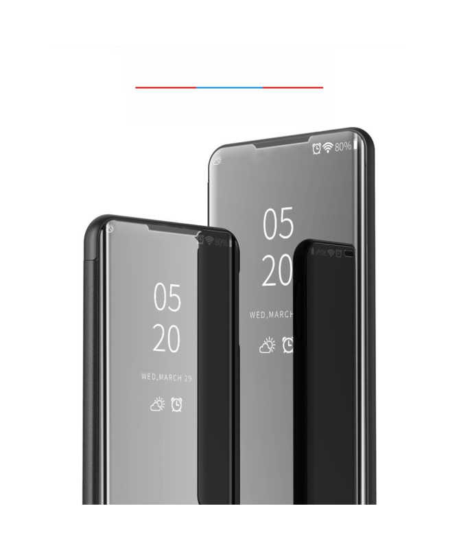 Samsung Galaxy Note 10 - Coque avec rabat effet miroir