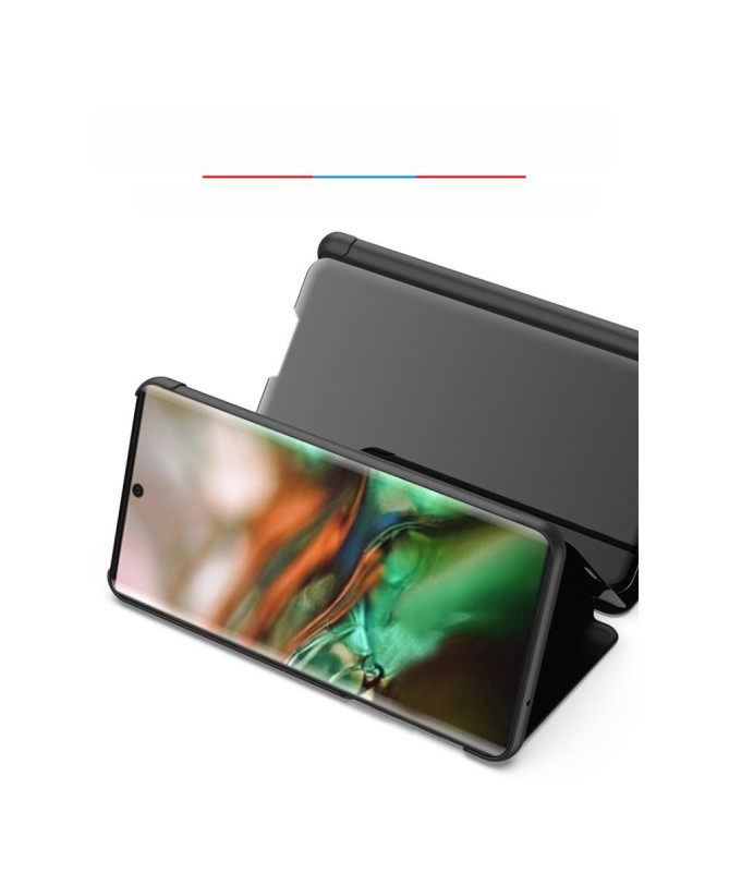 Samsung Galaxy Note 10 - Coque avec rabat effet miroir