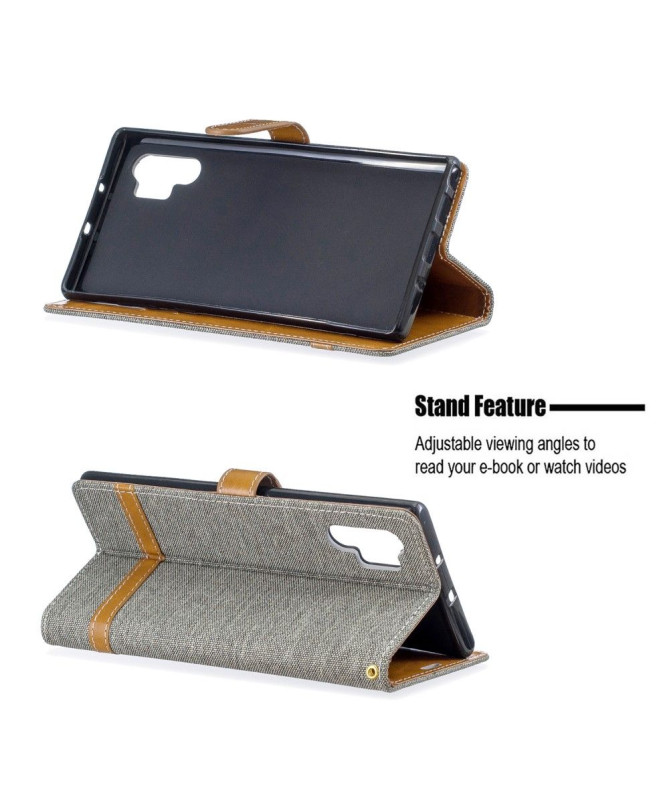 Samsung Galaxy Note 10 Plus - Housse revêtement tissu