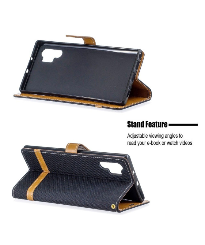 Samsung Galaxy Note 10 Plus - Housse revêtement tissu