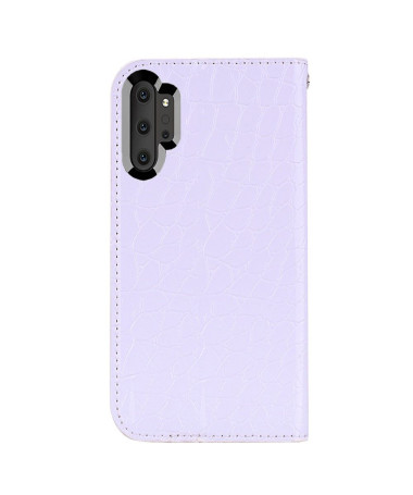 Samsung Galaxy Note 10 Plus - Housse luxury paillettes et effet croco