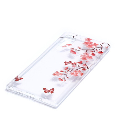 Samsung Galaxy Note 10 Plus - Coque papillons romantique