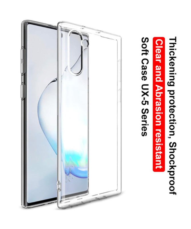 Samsung Galaxy Note 10 - Coque transparente en silicone