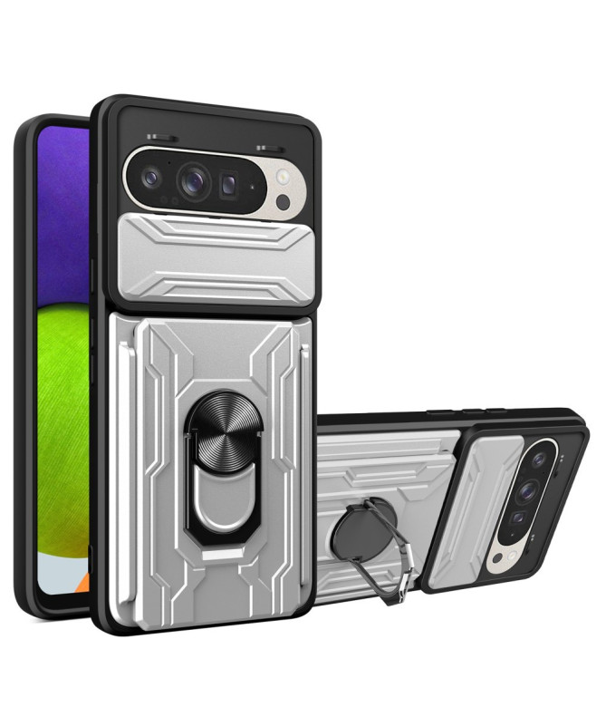 Coque Google Pixel 9 Pro / Pixel 9 Steel Guard avec Support Intégré et