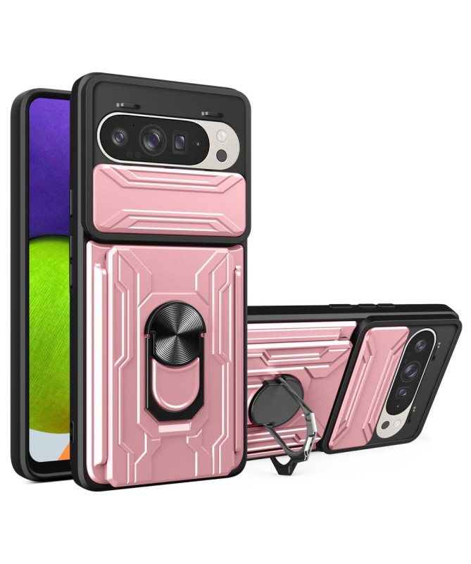 Coque Google Pixel 9 Pro / Pixel 9 Steel Guard avec Support Intégré et