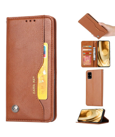 Housse Samsung Galaxy Note 20 Ultra Effet Cuir Stand Case