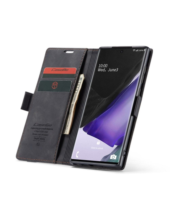 Housse Samsung Galaxy Note 20 Golias effet cuir - Noir