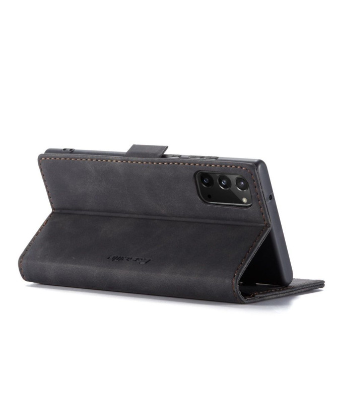 Housse Samsung Galaxy Note 20 Golias effet cuir - Noir