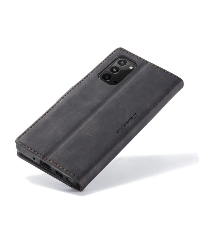 Housse Samsung Galaxy Note 20 Golias effet cuir - Noir