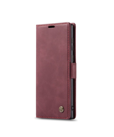 Housse Samsung Galaxy Note 20 Golias effet cuir - Vin Rouge