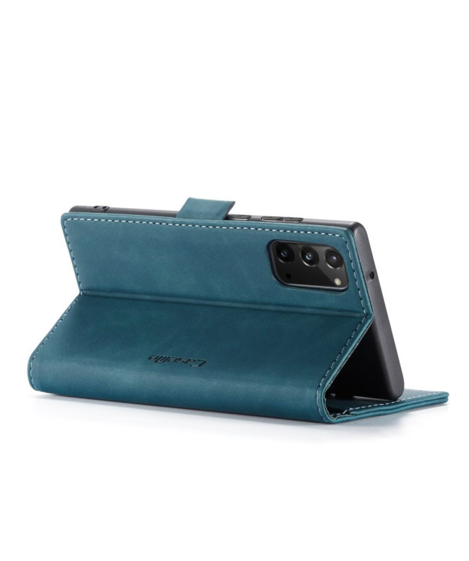 Housse Samsung Galaxy Note 20 Golias effet cuir - Vert