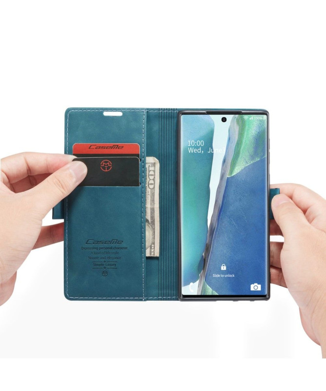 Housse Samsung Galaxy Note 20 Golias effet cuir - Vert