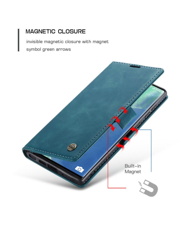 Housse Samsung Galaxy Note 20 Golias effet cuir - Vert