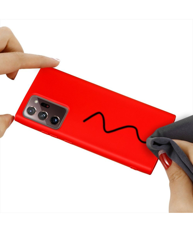 Coque à lanière silicone pour Samsung Galaxy Note 20 Ultra