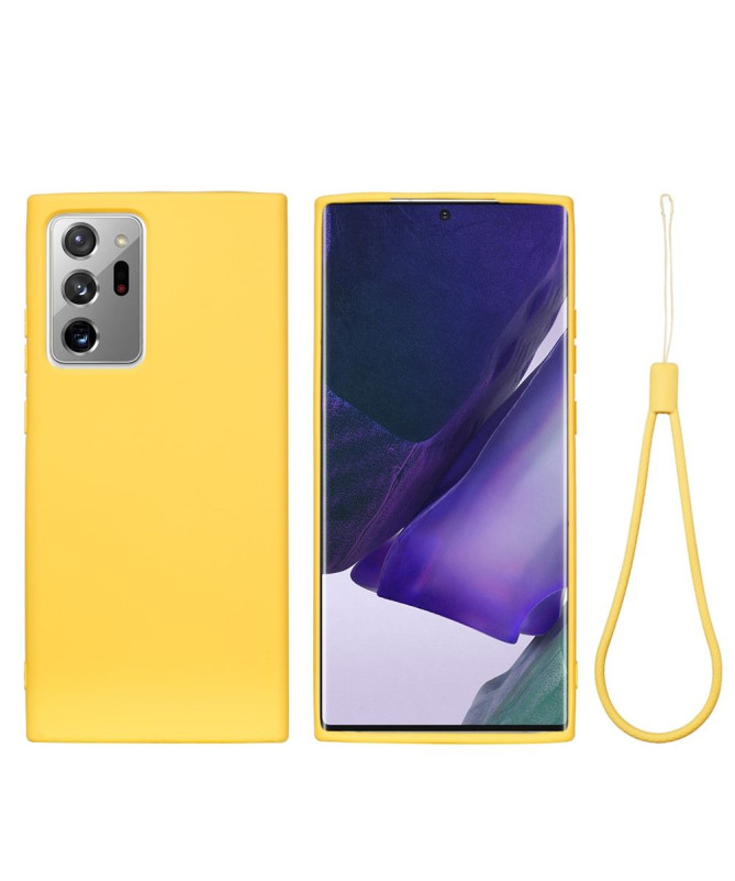 Coque à lanière silicone pour Samsung Galaxy Note 20 Ultra