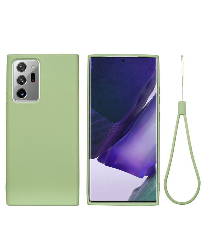 Coque à lanière silicone pour Samsung Galaxy Note 20 Ultra