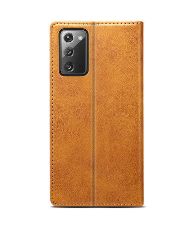 Housse Samsung Galaxy Note 20 folio flip style cuir