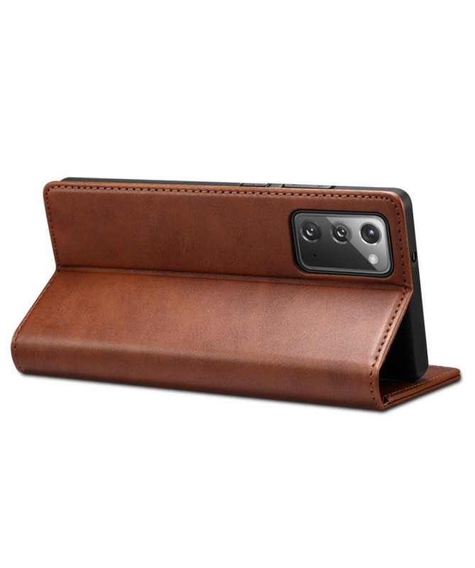 Housse Samsung Galaxy Note 20 folio flip style cuir