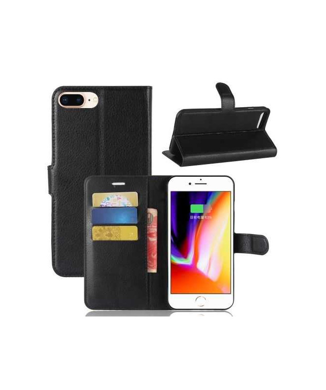 Housse iPhone 8 Plus / 7 Plus Portefeuille Style Cuir