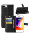 Housse iPhone 8 Plus / 7 Plus Portefeuille Style Cuir