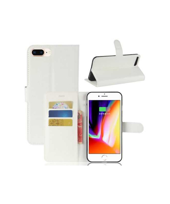 Housse iPhone 8 Plus / 7 Plus Portefeuille Style Cuir