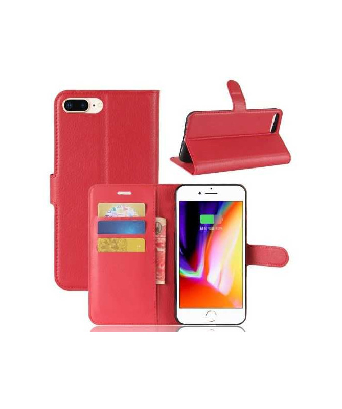 Housse iPhone 8 Plus / 7 Plus Portefeuille Style Cuir