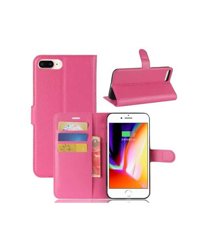 Housse iPhone 8 Plus / 7 Plus Portefeuille Style Cuir
