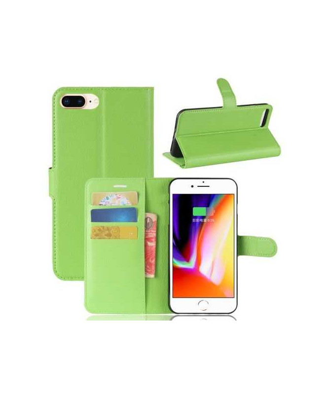 Housse iPhone 8 Plus / 7 Plus Portefeuille Style Cuir