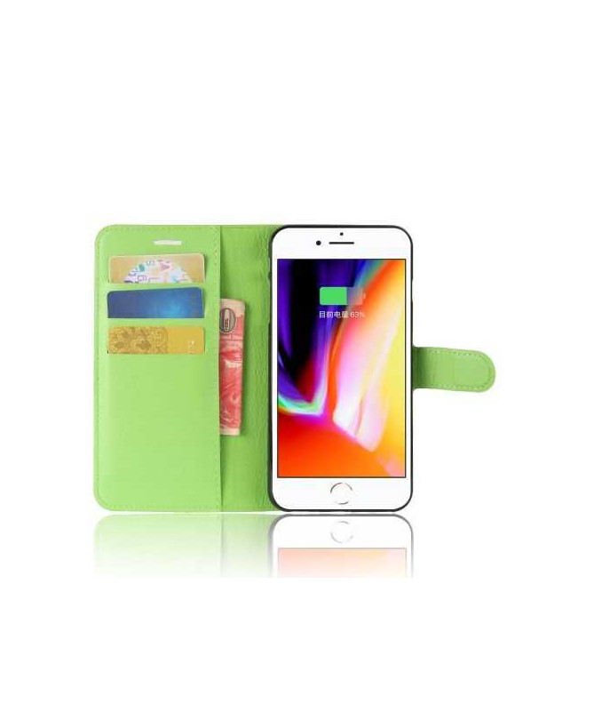 Housse iPhone 8 Plus / 7 Plus Portefeuille Style Cuir