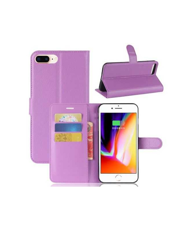 Housse iPhone 8 Plus / 7 Plus Portefeuille Style Cuir