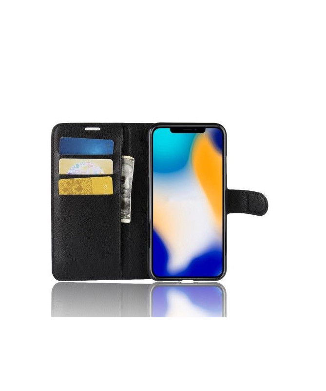 Housse iPhone XS Max Style cuir porte-cartes - photo 4