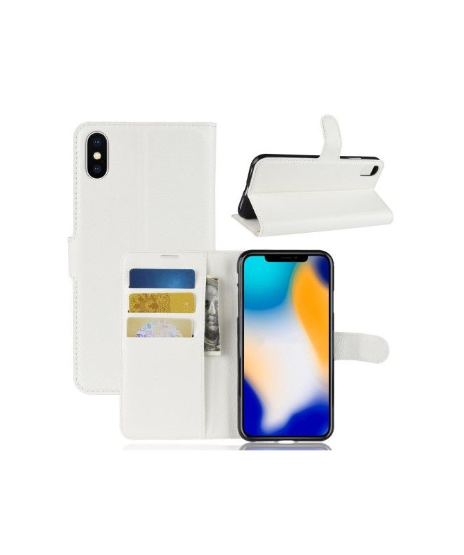 Housse iPhone XS Max Style cuir porte-cartes - photo 7