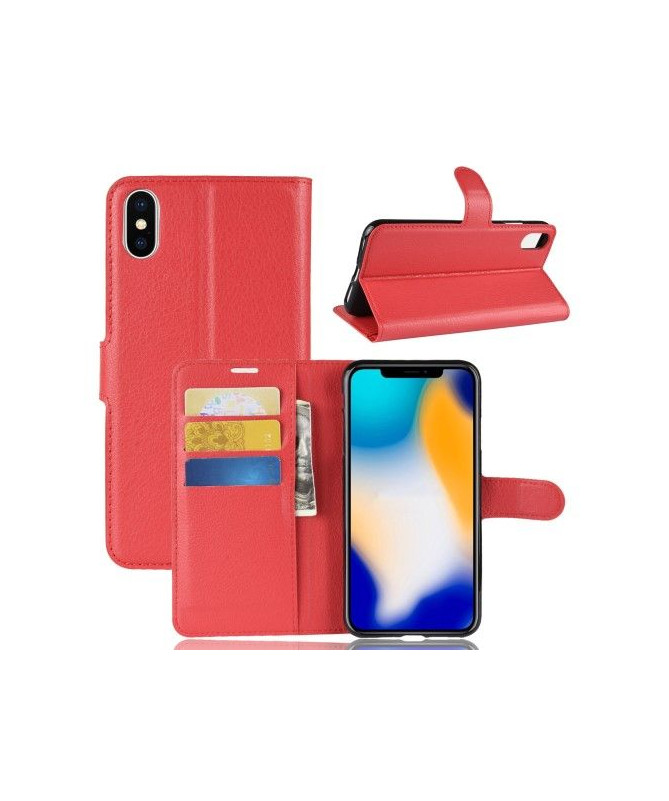 Housse iPhone XS Max Style cuir porte-cartes - photo 13